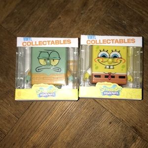 Rare spongebob and squidward vinyl collectibles